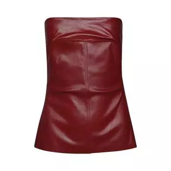Топ Rick Owens Bustier Top, красный