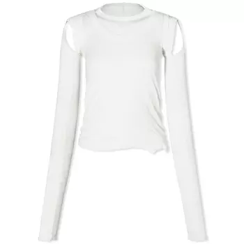 Топ Rick Owens Cropped Banana, белый