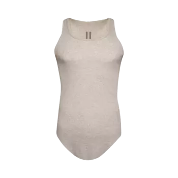 Топ Rick Owens DRKSHDW Tank 'Milk Melange', белый