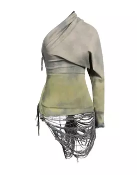 Топ Rick Owens, светло-серый