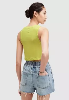 Топ RINA CROPPED AllSaints, зеленый