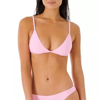 Топ Rip Curl Premium Surf Banded Fixed Tri Bikini, светло-розовый