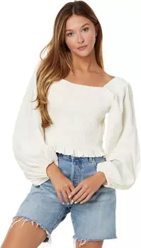 Топ Rip Curl Talia Long Sleeve Top, цвет Cream