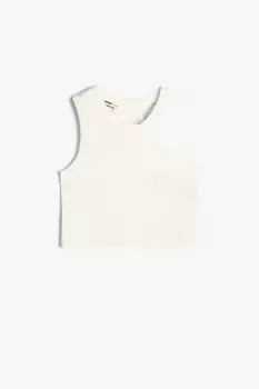 Топ Ripsen на одно плечо Koton, белый