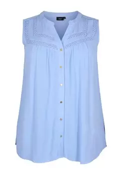 Топ RMELLOSE Zizzi, светло-голубой