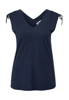 Топ RMELLOSES MIT BINDEDETAIL s.Oliver, темно-синий