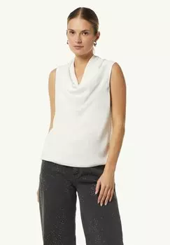 Топ RMELLOSES MIT WASSERFALL-AUSSCHNITT comma, белый