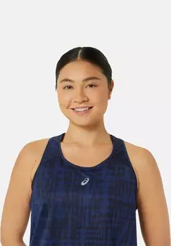 Топ ROAD ALL OVER PRINT TANK ASICS, темно-синий