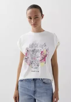 Топ ROCK ON Scalpers, бежевый