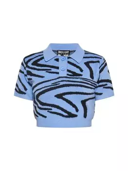 Топ ROCKEASY Crop, синий