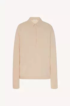 Топ Roddie из хлопка The Row, бежевый