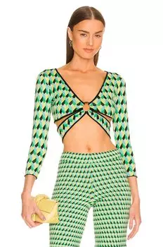 Топ Ronny Kobo Diamond Geo Tiki, цвет Island Green Multi