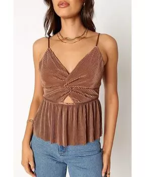 Топ Rosalind Plisse Petal and Pup, золото