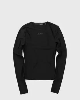 Топ Rotate Birger Christensen Firm Longsleeve Top, черный