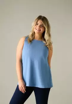 Топ ROUND NECK Live Unlimited London, синий