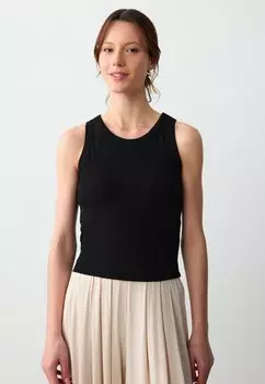 Топ ROUND NECK STRAIGHT CUT CUP SLEEVELESS TANK Jimmy Key, черный