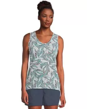 Топ Royal Robbins Featherweight Tank, цвет Pacific Blue Presidio Print