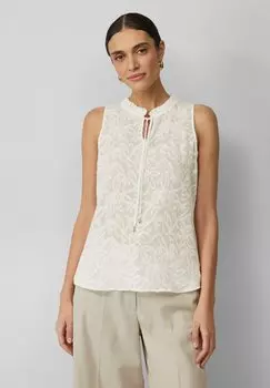 Топ RSCHENKRAGEN - Blouse s.Oliver BLACK LABEL, кремовый