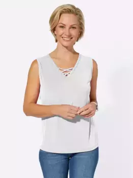 Топ-рубашка Classic Basics, белый