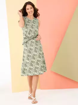 Топ-рубашка Classic Basics, оливковый