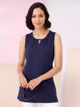 Топ-рубашка Classic Basics, синий