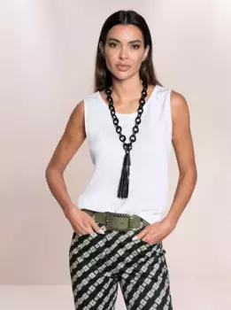 Топ-рубашка Heine, белый