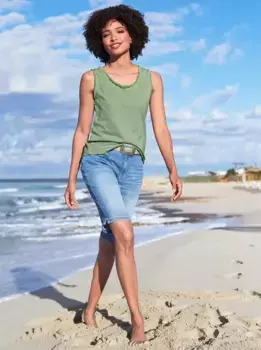 Топ-рубашка Heine, цвет Eucalyptus