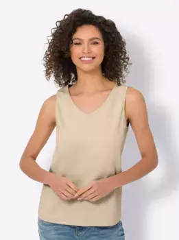 Топ-рубашка Heine, цвет Sand