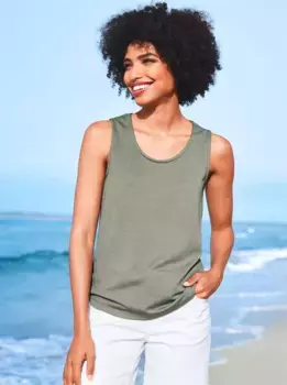 Топ-рубашка Heine, хаки