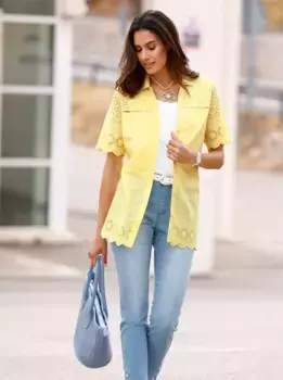 Топ-рубашка Inspirations Inspirationen, цвет Ecru