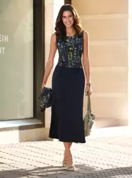 Топ-рубашка Inspirations Inspirationen, синий