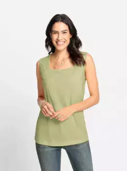 Топ-рубашка Inspirations Inspirationen, зеленый