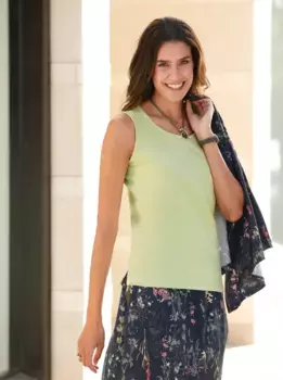 Топ-рубашка Inspirations Inspirationen, зеленый