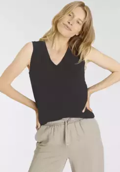 Топ-рубашка OTTO Products "сертифицирован GOTS - CIRCULAR COLLECTION", черный