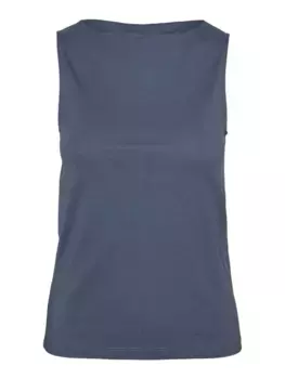 Топ-рубашка Vero Moda "VMMIA SL TOP JRS", синий