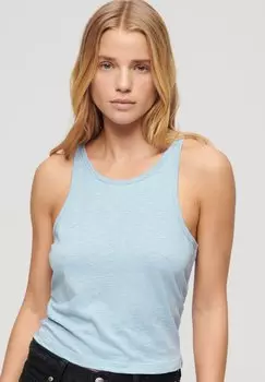 Топ Ruched Tank Superdry, синий