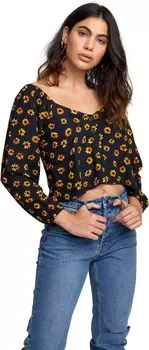 Топ RVCA Cartia, черный