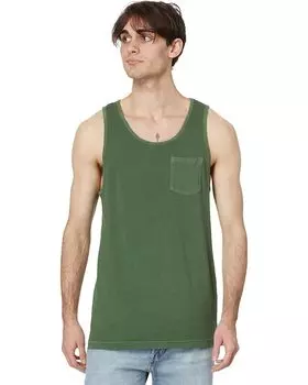 Топ RVCA PTC Pigment Tank Top, цвет College Green