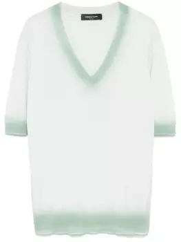 Топ с эффектом деграде Fabiana Filippi, зеленый