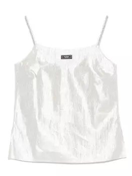 Топ с эффектом металлик Peserico, нейтральный