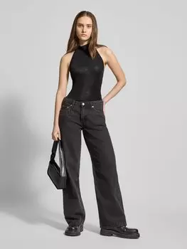 Топ с американской проймой, модель «Шила» WEEKDAY, черный