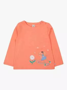 Топ с аппликацией baby anna Frugi, цвет Cantaloupe