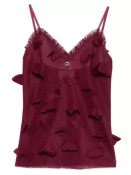 Топ с аппликацией COPERNI, красный