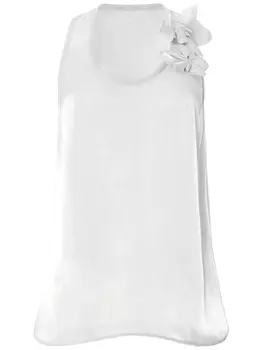 Топ с аппликацией «Орхидея Дженни» Genny, белый