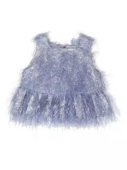 Топ с бахромой Douuod Kids, синий