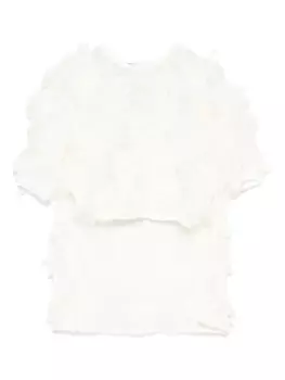 Топ с бахромой Mi Mi Sol, нейтральный