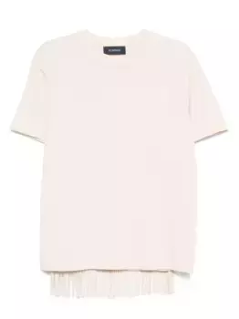 Топ с бахромой SPORTMAX, нейтральный