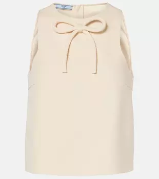 Топ с бантиком Prada, Naturale