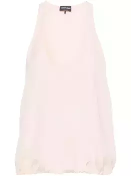 Топ с блестками GIORGIO ARMANI, розовый