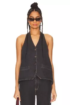 Топ с бретельками hills Lioness, черный